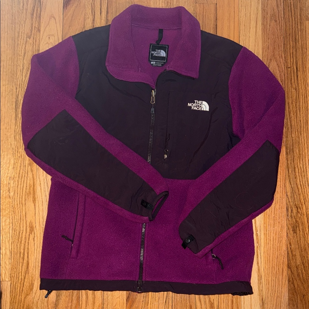 The North Face Purple and Black Fleece Jacket